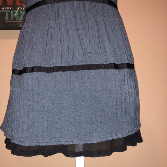 Moda International Bra Top Veil Panel Tiered Tank - Picture 5 of 6